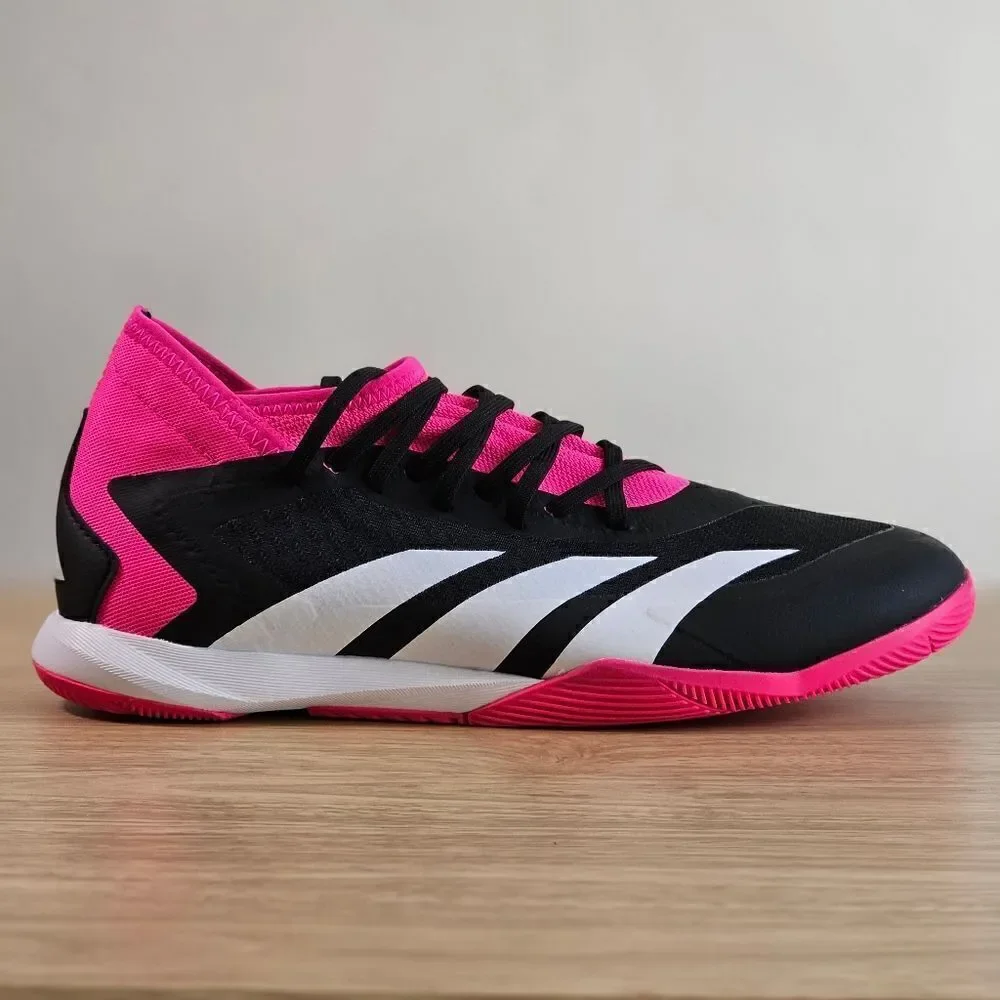 Adidas Predator Accuracy .3 Indoor Soccer Sala Shoes 9 Black Pink White GW7069